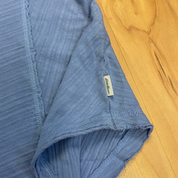 Women’s Eddie Bauer Blue Travex Raglan Short Sleeve Shirt M - Picture 6 of 10